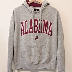 Alabama Gray And Red J. America Hoodie Men's Size Medium